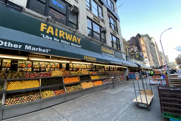 The Fairway Market on the Upper West Side on March 26, 2020